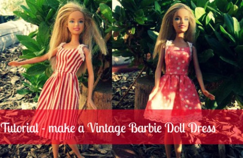 Make-a-Barbie-Doll-Vintage- Dress