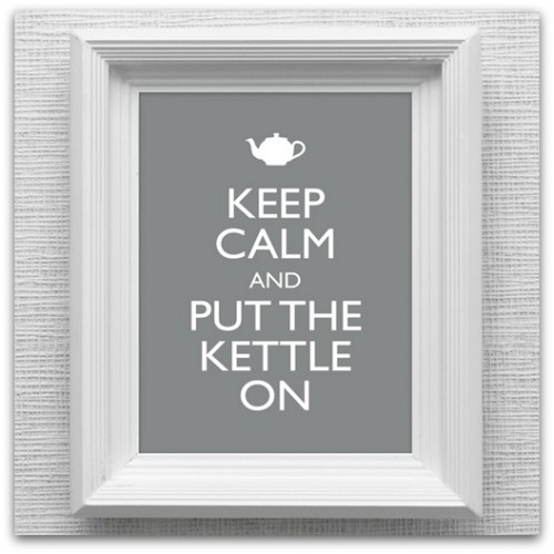 Keep Calm & Put the Kettle On print 