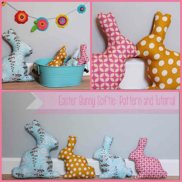 Tutorial make your own easter bunny softie