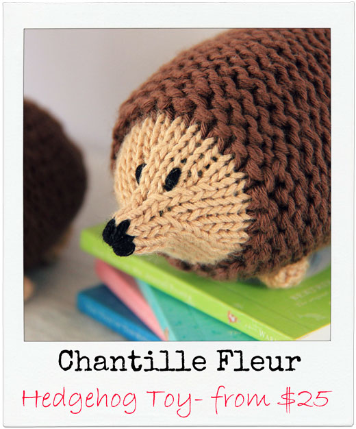 Chantille-Fleur Handmade Hedgehog