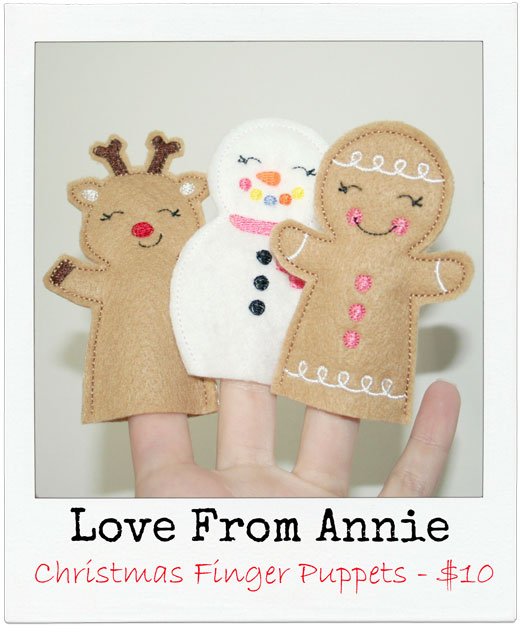 Love-from-Annie Christmas Finger Puppets