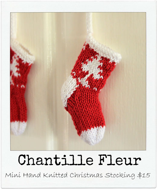 Chantille-Fleur Christmas Stocking