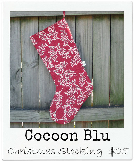Cocoon Blu Christmas Stocking