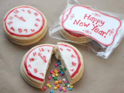 New Years Confetti Cookies kids craft 