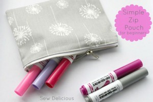 Sew-Delicious Zip Pouch Tutorial