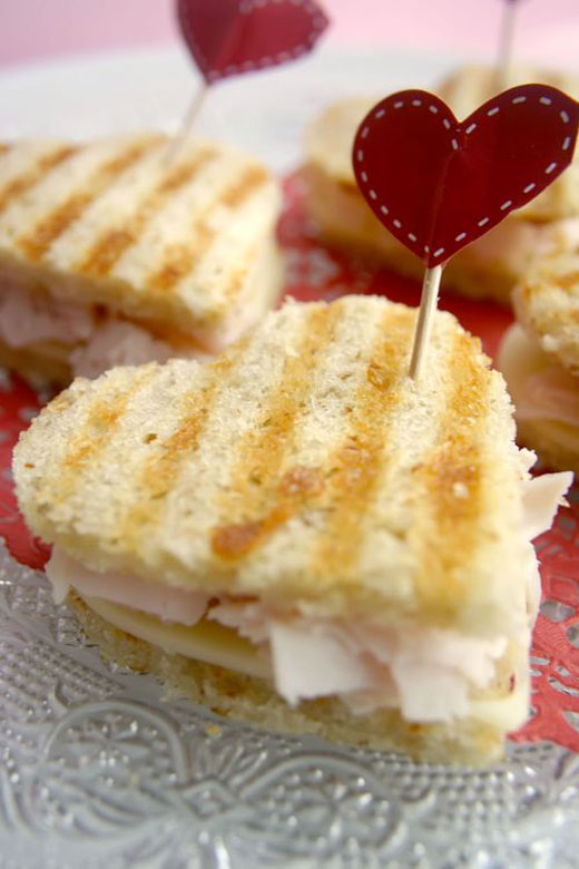 Heart-Shaped Toastie Sandwich