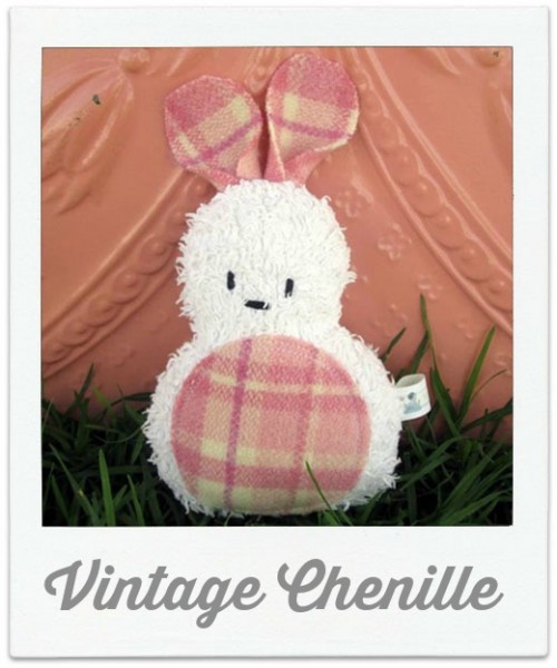 Vintage Chenille Bunny