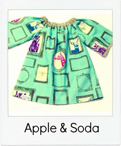 Apple-&-Soda handmade girls top