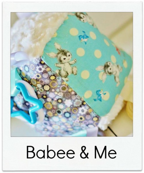 Babee-&-Me handmade activity block