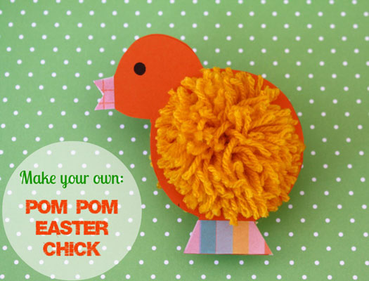 Make your own- Pom-Pom-Easter-Chick