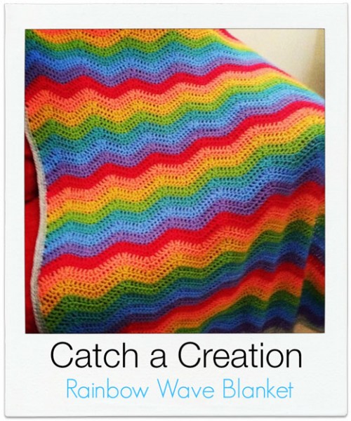 Catch-a-Creation Rainbow Blanket