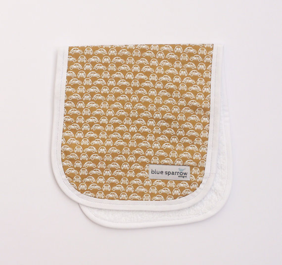 Retro Car Burp Cloth