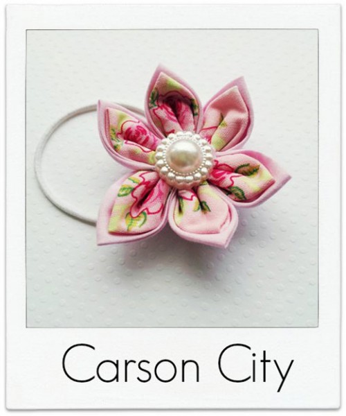 Carson-City Flower Hair Tie