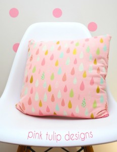 Pink Tulip Designs Cushion