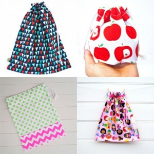 Back to School Drawstring Bags