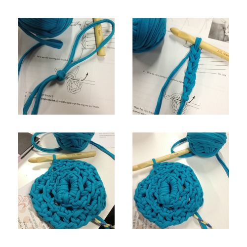 Learning to crochet