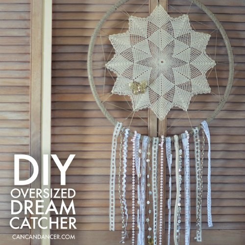 Make an oversized Dream Catcher