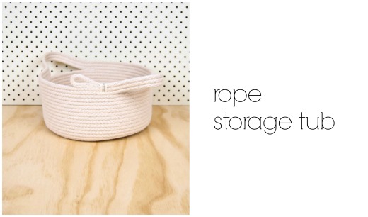 Rope Storage Tub