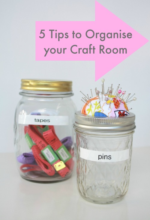 5 Tips to Organise your Craft Room