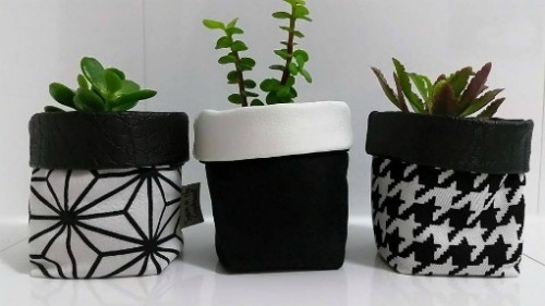 Monochrome Planter Pots