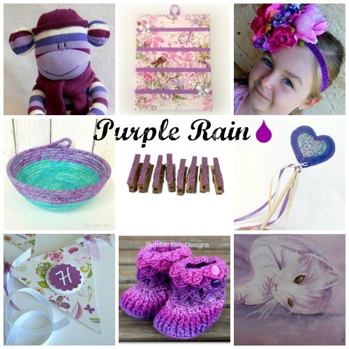 Purple Rain at the Handmade Cooperative