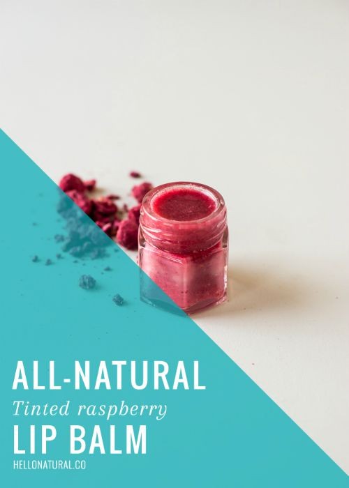 All Natural Tinted Raspberry Lip Balm