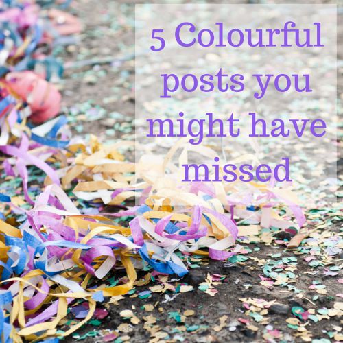 5 Colourful posts you might have missed at Handmade Kids