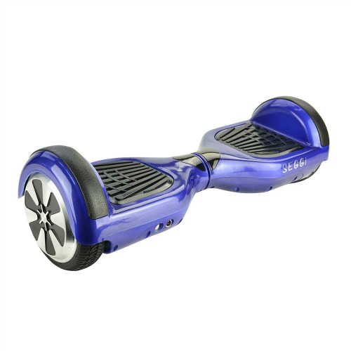 Blue self balancing scooter