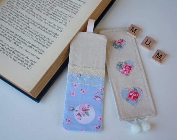 Sew a Fabric Bookmark for your Mum