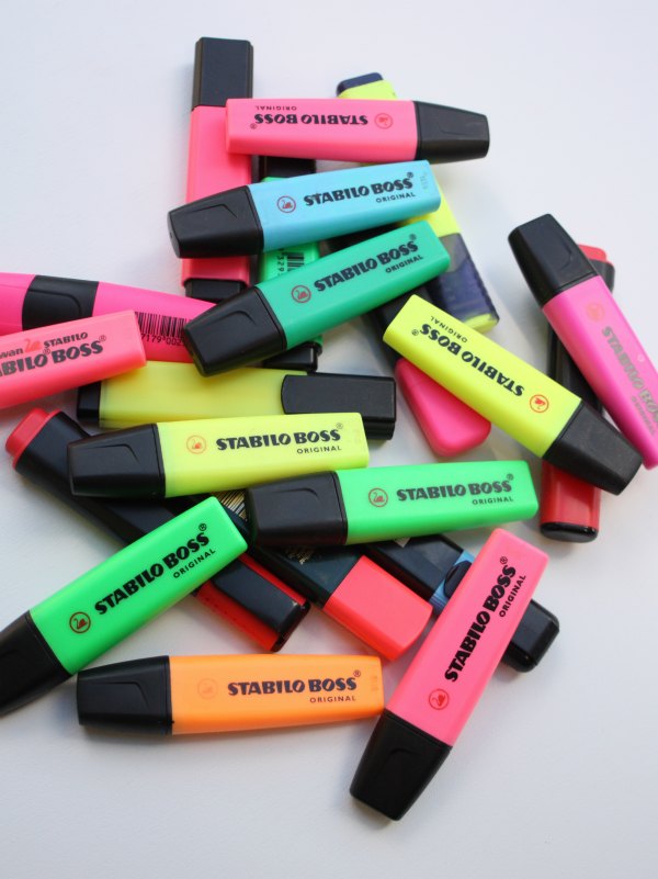 Highlighter hoarding