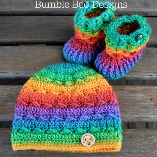 Beanie and Booties Set