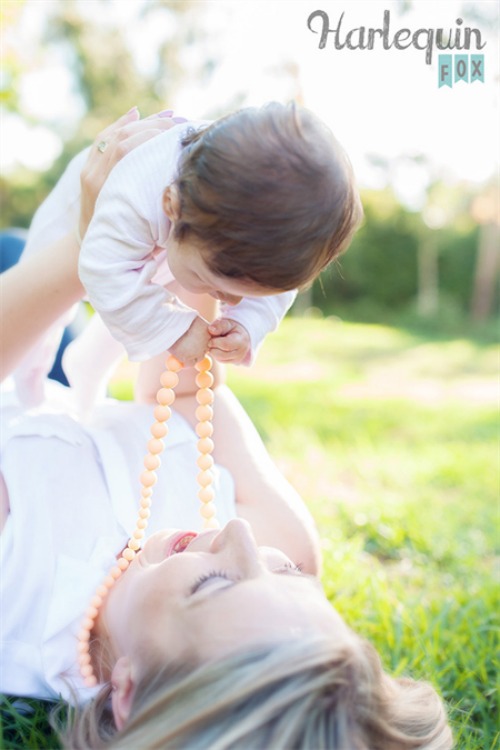 Harlequin Fox Teething Necklace