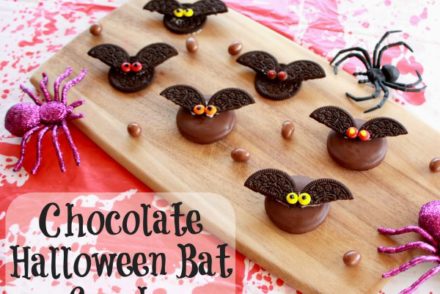 Chocolate Halloween Bat Snacks