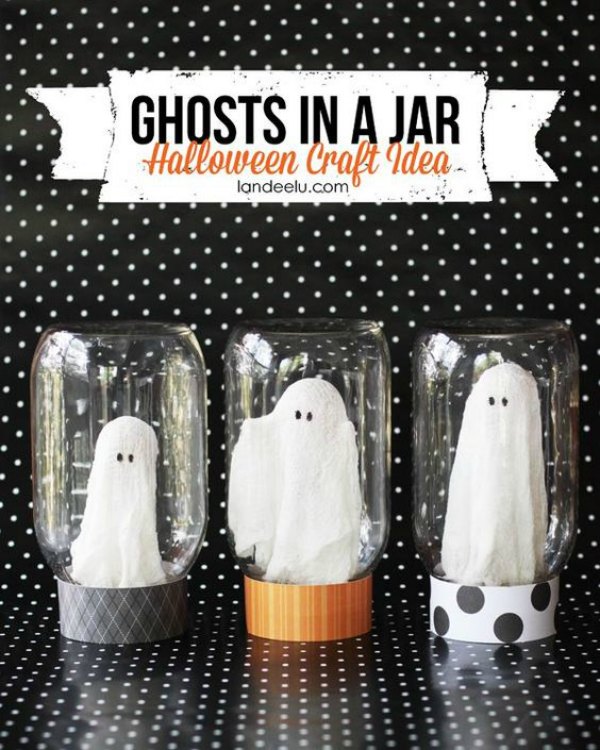 halloween-craft-ghosts-in-a-jar