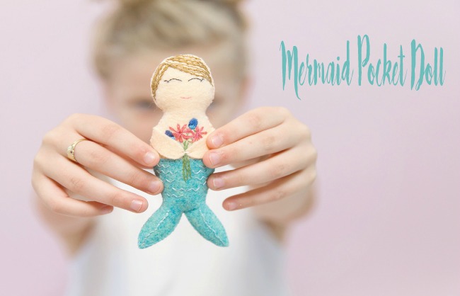 Mermaid Pocket Doll pdf pattern