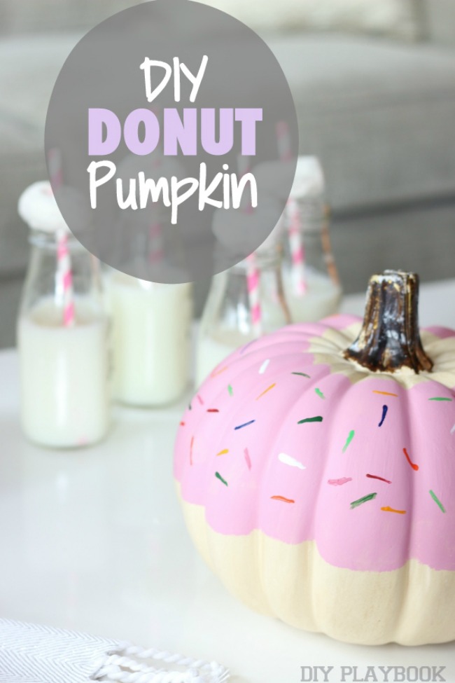 DIY Donut Pumpkin