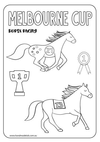 Kids Craft - FREE Melbourne Cup Printable - Handmade KidsHandmade Kids
