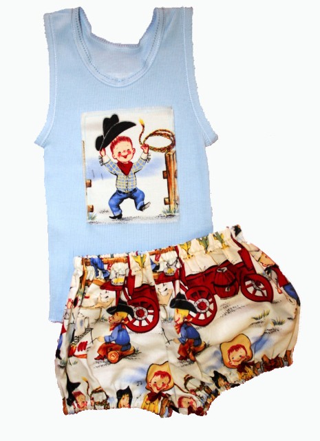 bloomer set for little boys by Ollie Rose