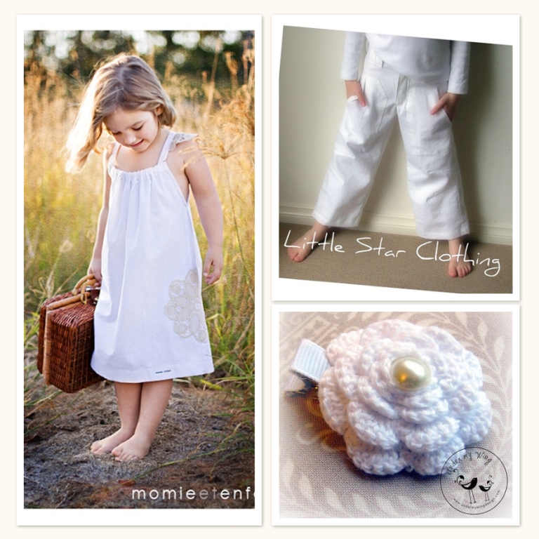 White handmade
