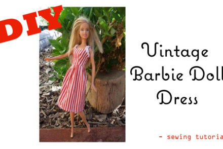 Make a Vintage-Barbie-Doll-Dress