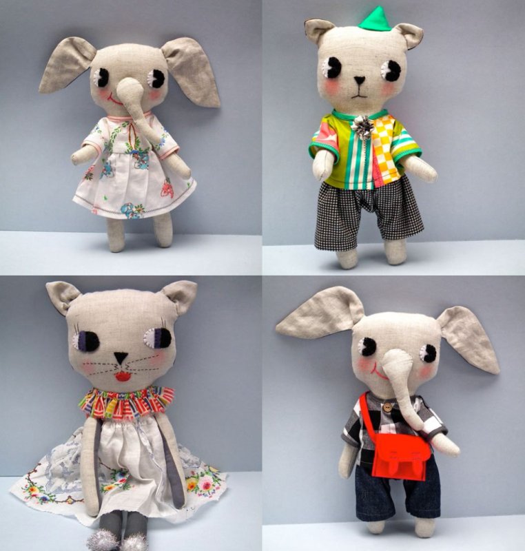 cloth and thread Dolls