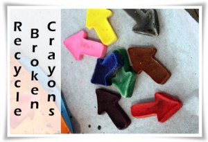 Use up your broken Crayons