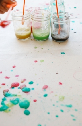 DIY: WATERCOLOR BUBBLE ART