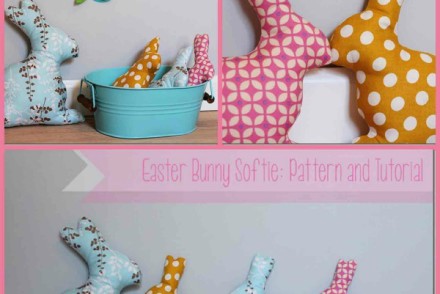 Tutorial make your own easter bunny softie