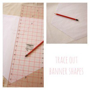 Trace banner shapes