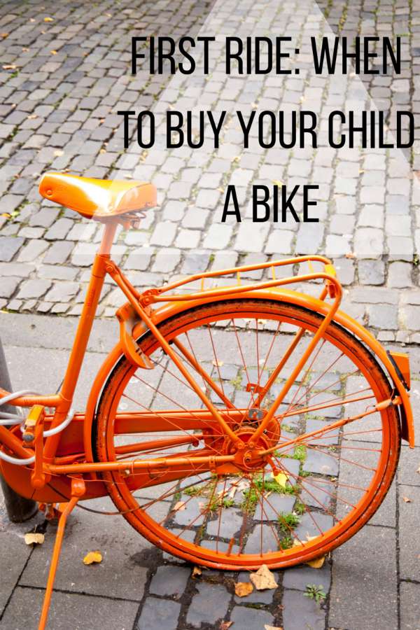 First Ride- When to Buy Your Child a Bike