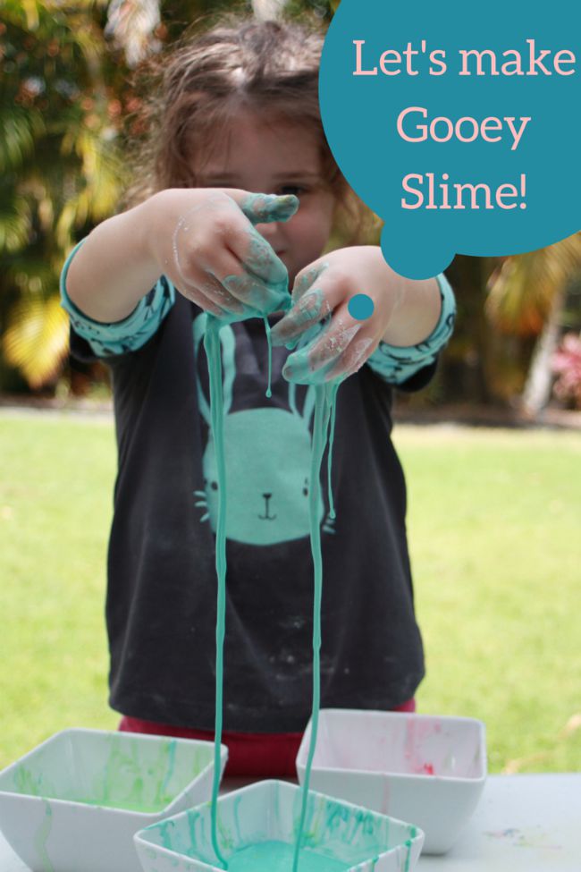 Lets make Gooey Slime Kids Craft