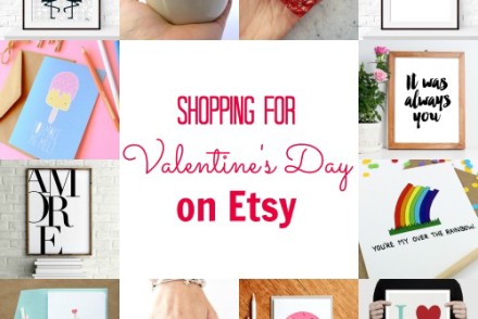 Shopping for Valentine's Day on Etsy