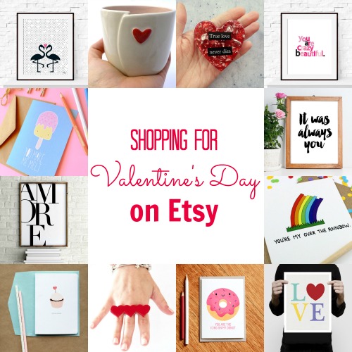 Shopping for Valentine's Day on Etsy