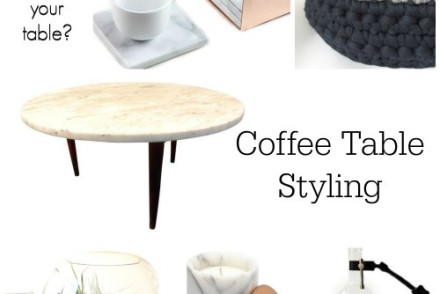 Coffee Table Styling with Chairish